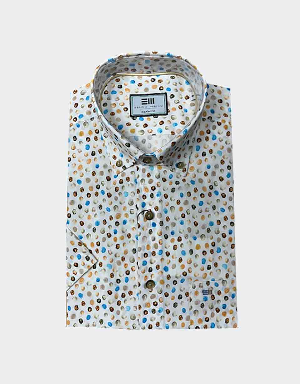 Camisa hombre MANGA CORTA con estampado