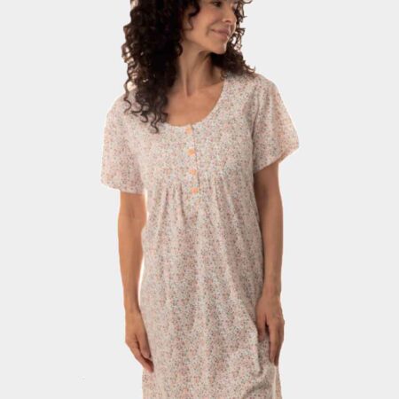 Camisón punto manga corta de mujer