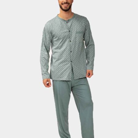 Pijama punto fino de hombre