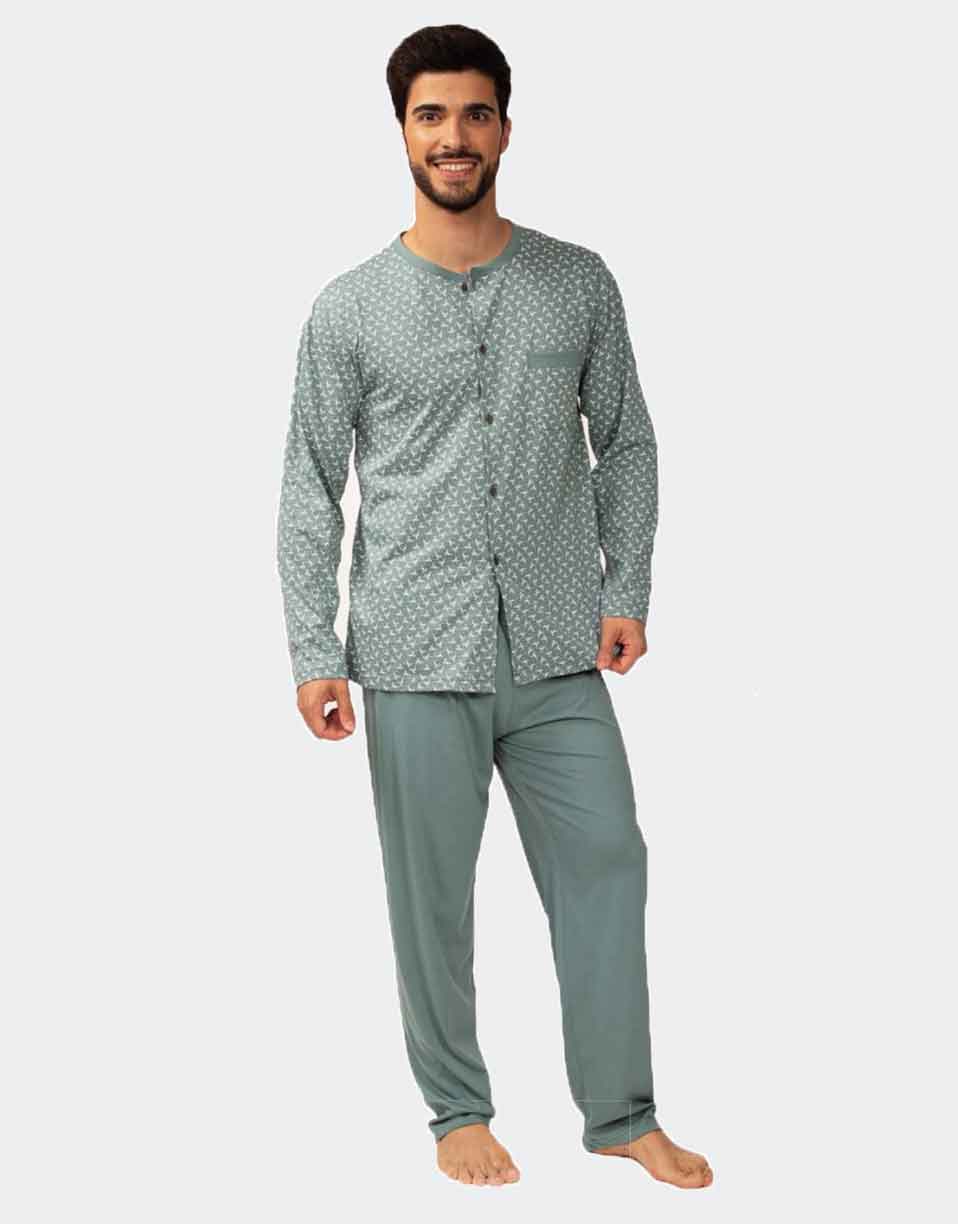 Pijama punto fino de hombre