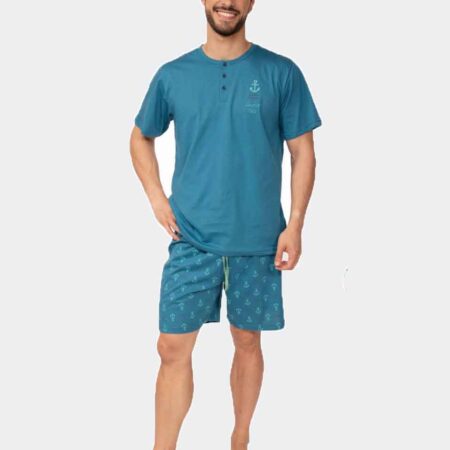 Pijama CORTO de hombre de punto