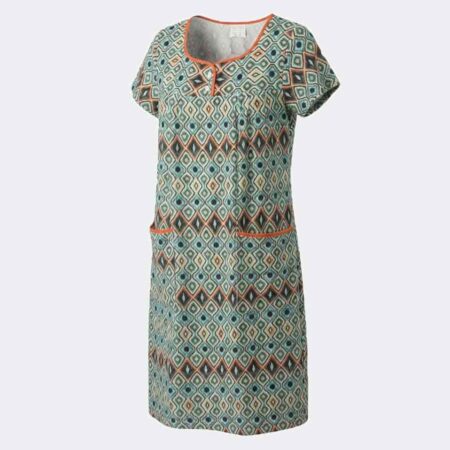 Vestido bata MANGA CORTA