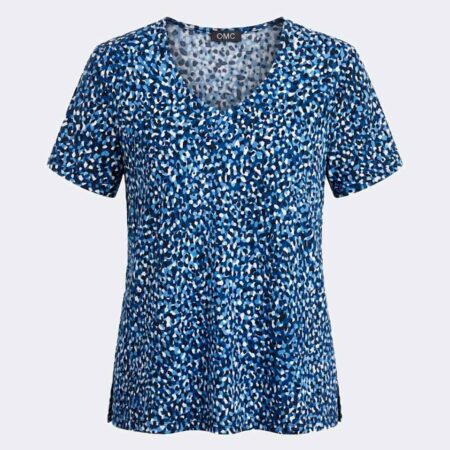 Camiseta mujer punto escote en pico