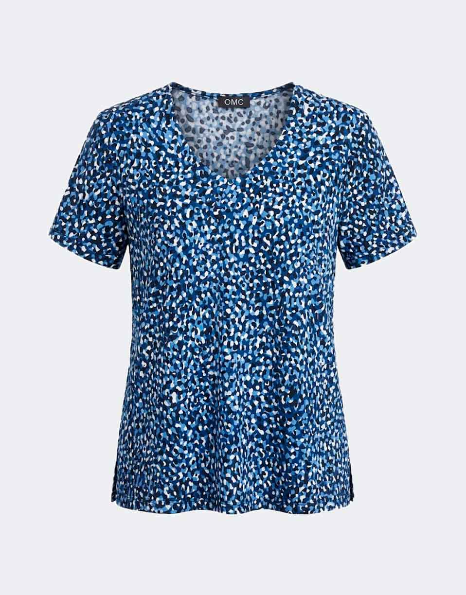 Camiseta mujer punto escote en pico