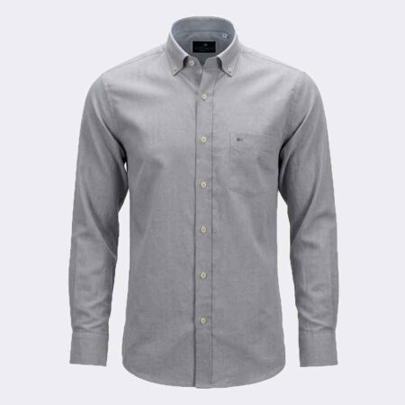 Camisa tela fina manga larga