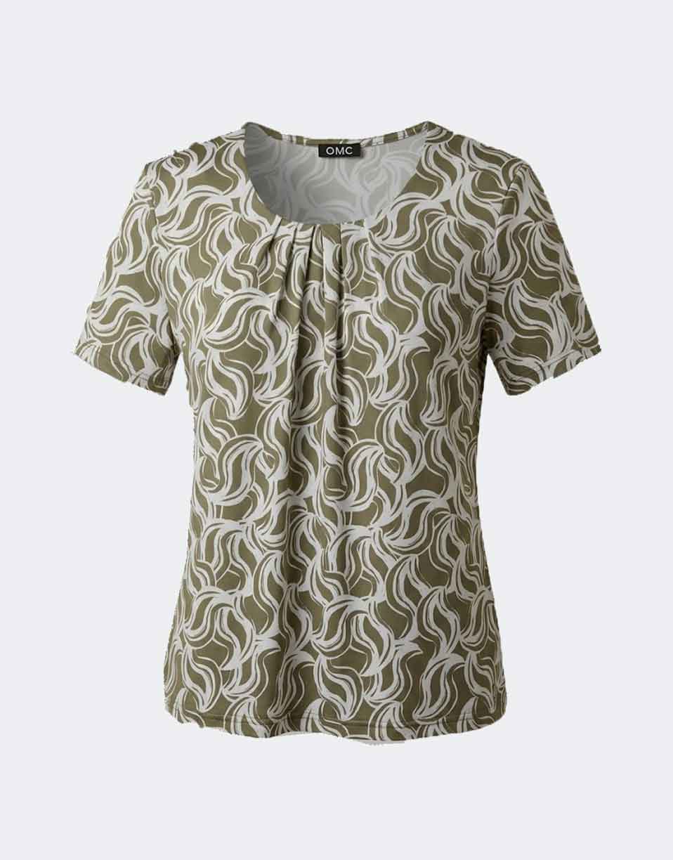 Camiseta mujer punto cuello redondo