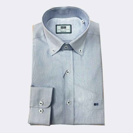 Camisa manga larga tela hombre