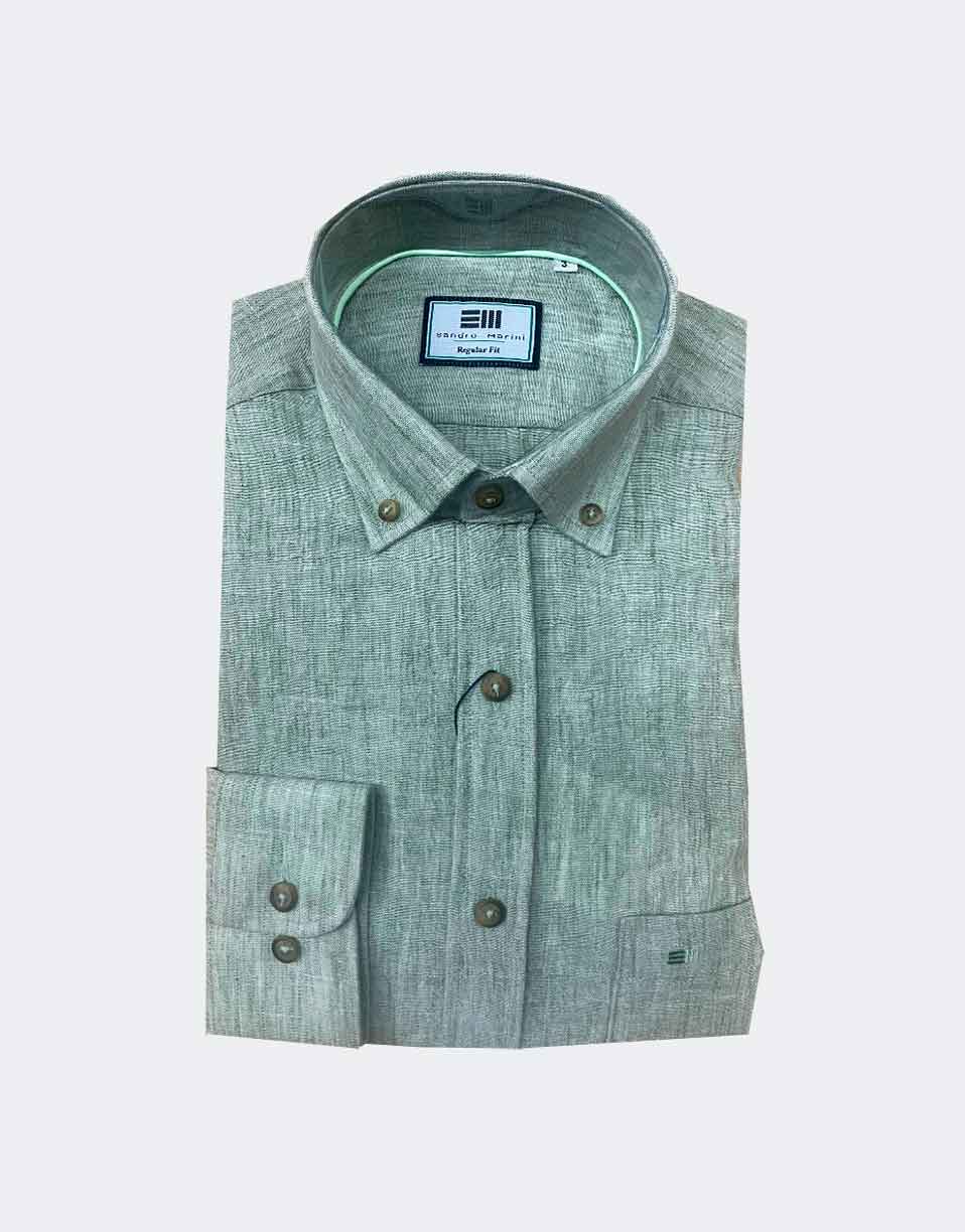 Camisa hombre manga larga