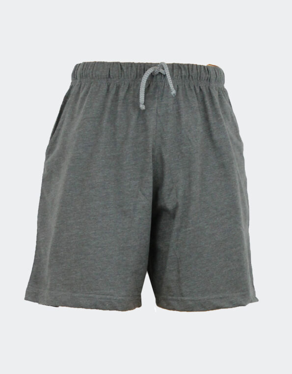 Pantalón corto pijama punto fino ‘unisex’ gris marengo