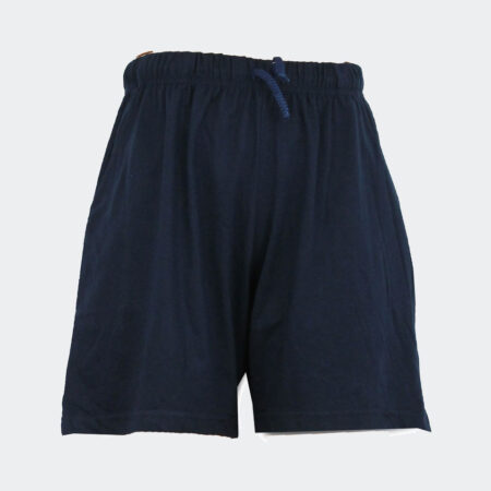 Pantalón corto pijama punto fino ‘unisex’ azul marino